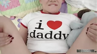 For FATHER'S Girlfriend Play Time, She Wants Daddy's Cock